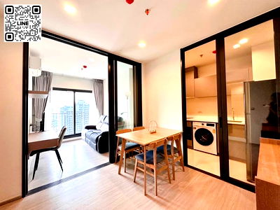 Condos for rent : 📲Line ID @556ryccg 🏢1 Bedroom Plus 35sqm Floor24 Life Asoke Hype Fully furnished near Subway MRT Rama 9 (500m.)