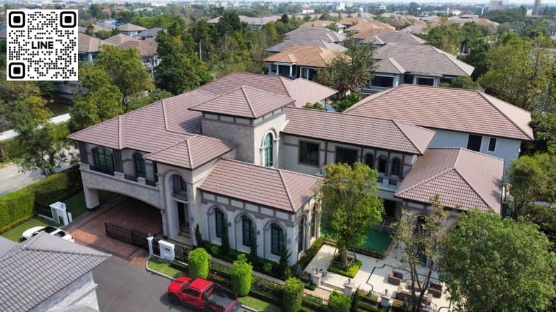 Houses for rent : 📲Line ID @556ryccg 🏰Ultra Luxury Pool Villa 825 sqm Land 1,110.8 sqm 4 Bedroom The Grand Pinklao