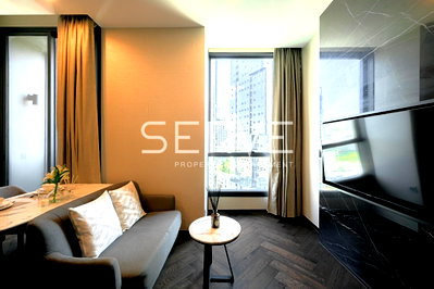 Condos for rent : Modern Style 1 Bed with Bathtub 45 sq.m. New Condo Good Location Next to BTS Thong Lo 20 m. at The ESSE Sukhumvit 36 Condo / For Rent