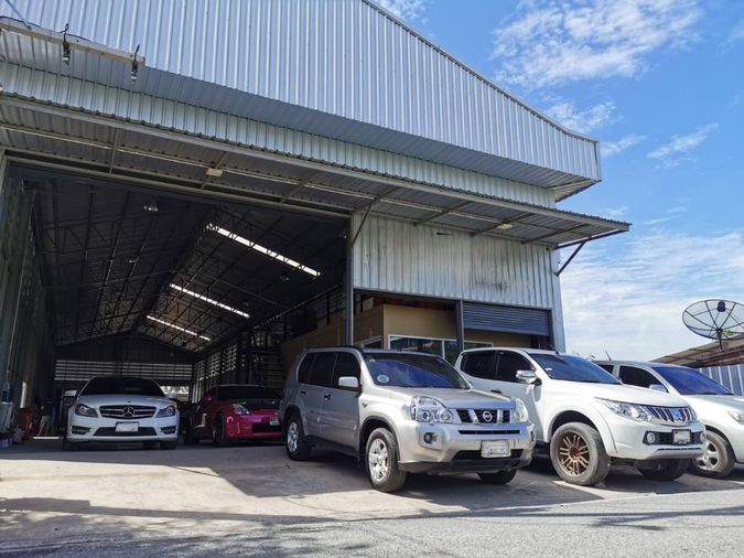 ด่วน   ที่ดิน252 ตร.ว.+โกดัง456 ตร.ม. ลำลูกกาคลอง 8 ให้เช่า 35000 Baht