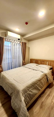 Condos for rent : P653 Condo for rent Quintara Mhy'Gen Ratchada-Huaykwang, beautiful room, fully furnished, has washing machine, ready to move in