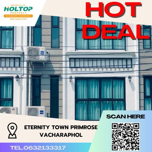#S2262 For Rent ETERNITY TOWN PRIMROSE VACHARAPHOL