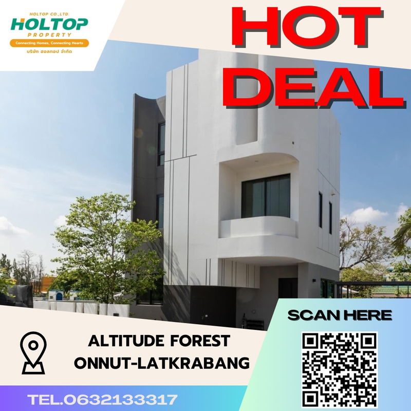 Houses for rent : #S2271 For Rent Altitude forest onnut-Latkeabang
