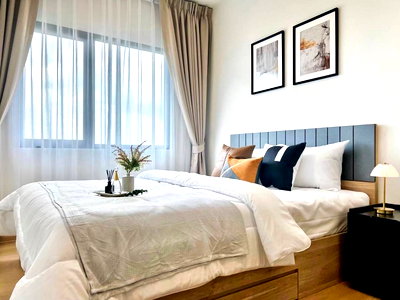 Condos for rent Lat Phrao District Office : P650 Condo for rent Chewathai Hallmark Ladprao-Chokchai4, pets allowed, beautiful room, fully furnished, washing machine included, ready to move in