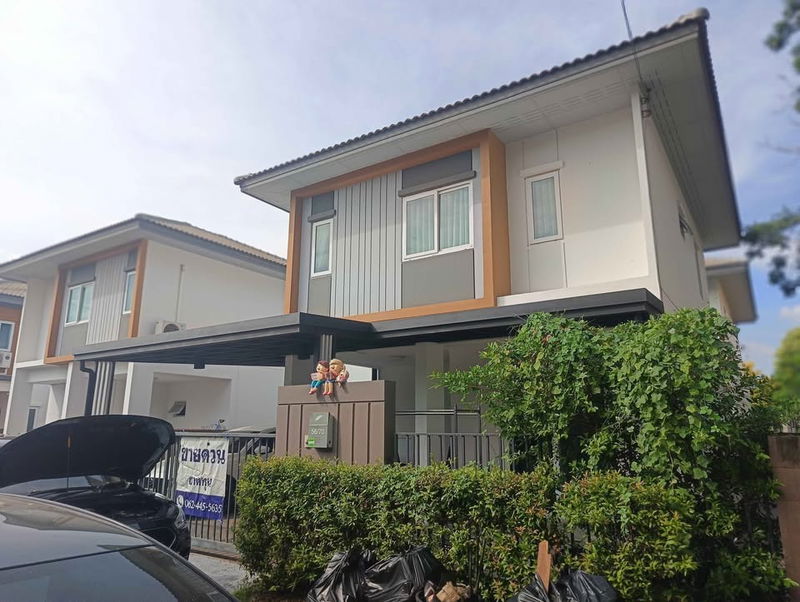 ขายบ้านเดี่ยว : บ้านเดี่ยว เพียง 4.6  ล  กู้ได้ 5.5 ล้าน   The Sens สายไหม 56  พร้อมผู้เช่า ราคาดีสุดในตลาด หลังริมเงียบๆ