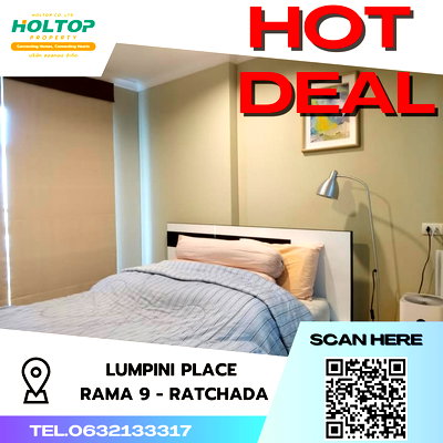 คอนโดให้เช่า : #S2280 ให้เช่า Lumpini Place Rama9-Ratchada