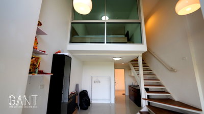 Condos for sale : For sale Latitude Condo ABAC Bangna Latitude Condo-ABAC Bangna 2-storey duplex room (Gant-044)