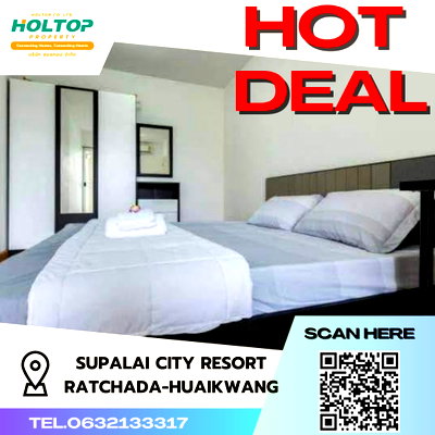 Condos for rent : #S2300 For Rent Supalai City Resort Ratchada-Huaikwang