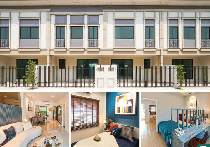 4-bed townhouse for sale, 145 sqm, 21.4 sq wah, Grand verona Ramkhamhaeng - Romklao