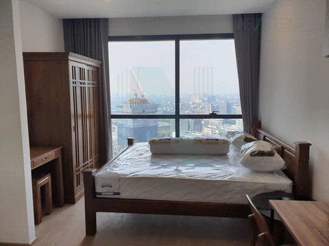 🚩 ให้เช่าคอนโด แอชตัน จุฬา-สีลม อาคาร 1 ชั้น 42 สตูดิโอ ขนาด 25.00 ตรม ใกล้ MRT สามย่าน