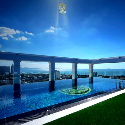 คอนโด เทสโก้โลตัส พัทยาใต้ : The Empire Tower Jomtien 3st floor Foreign name Partial Sea view, City view 