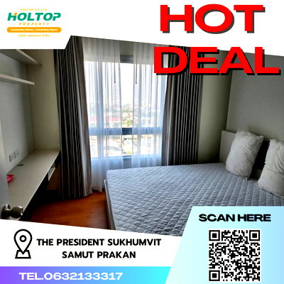 คอนโดให้เช่า : #R2356 ให้เช่า The President Sukhumvit Samut Prakan