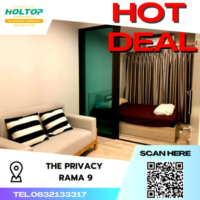 คอนโดให้เช่า : #S2334 ให้เช่า The Privcy Rama 9