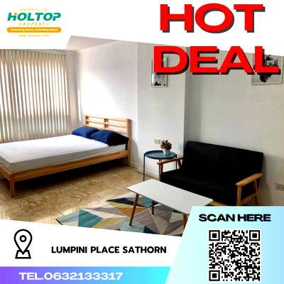 คอนโดให้เช่า : #R2354 ให้เช่า Lumpini Place Sathorn