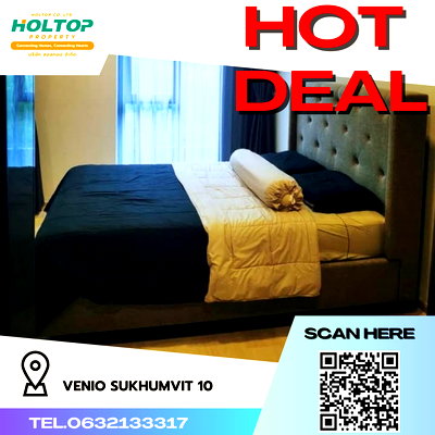 คอนโดให้เช่า : #R2362 ให้เช่า Venio Sukhumvit 10