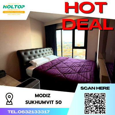 คอนโดให้เช่า : #S2337 ให้เช่า Modiz Sukhumvit 50