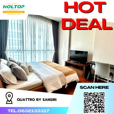 คอนโดให้เช่า : #R2364 ให้เช่า Quattro by Sansiri