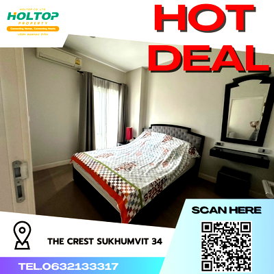 คอนโดให้เช่า : #R2363 ให้เช่า The Crest Sukhumvit 34
