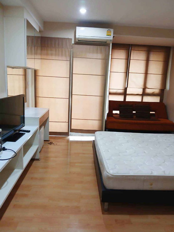 picture Condo for rent  Inspire Place ABAC-Rama IX  Price 6,000 Bath Size 30 Sqm.   Bedroom 1 Floor 6 View Stadium - 1/7