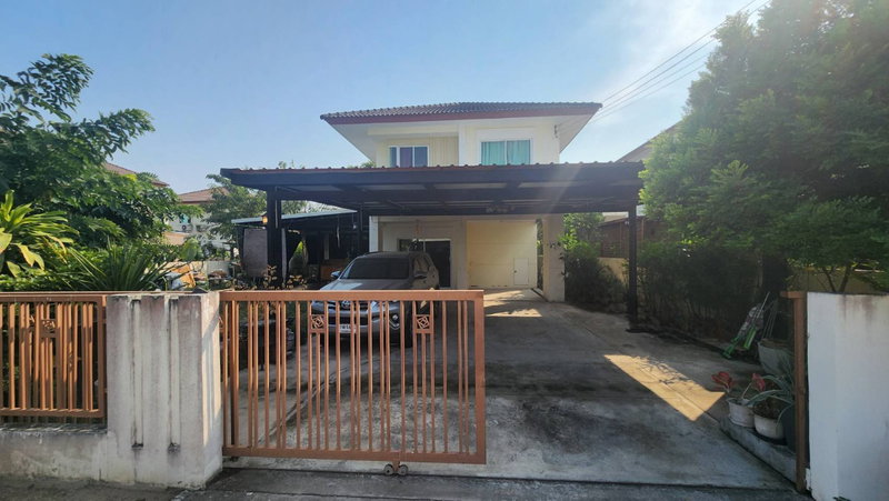 ขายบ้านเดี่ยว : ขายบ้านเดี่ยว 2 ชั้นโครงการมายโฮม ซิลเวอร์เลค สุวินทวงศ์ 78 เนื้อที่ 105.8 ตร.ว. มีทะเลสาบขนาดใหญ่ในโครงการ