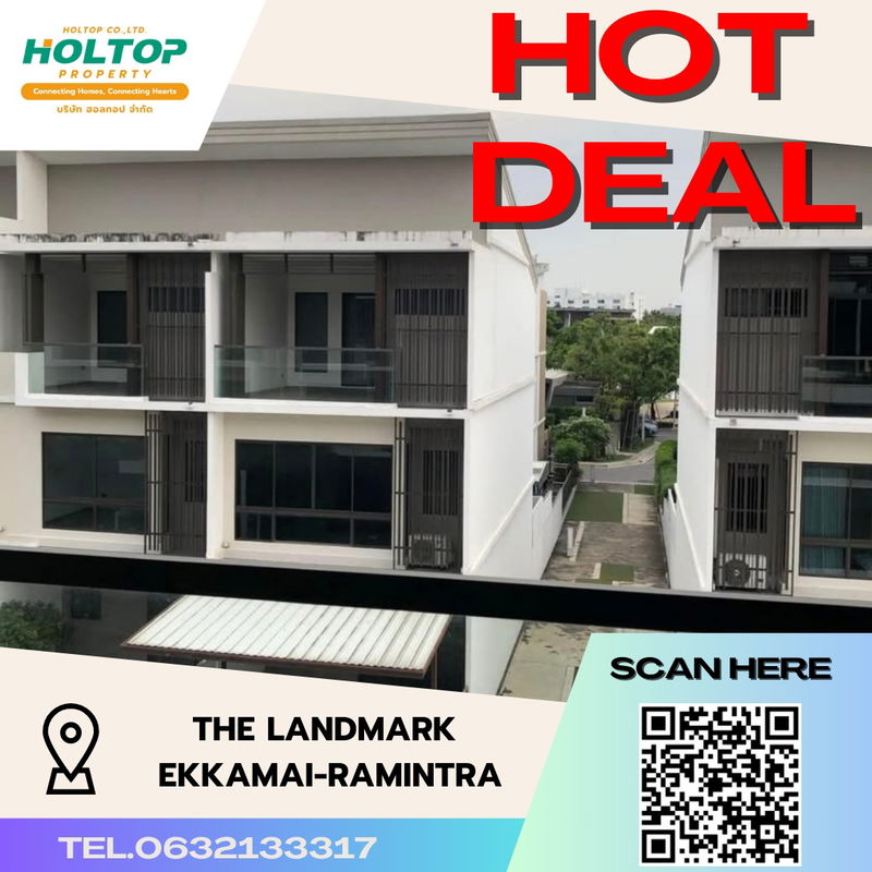 ทาวน์โฮมให้เช่า : #S2404 ให้เช่า The Landmark Ekkamai-Ramintra
