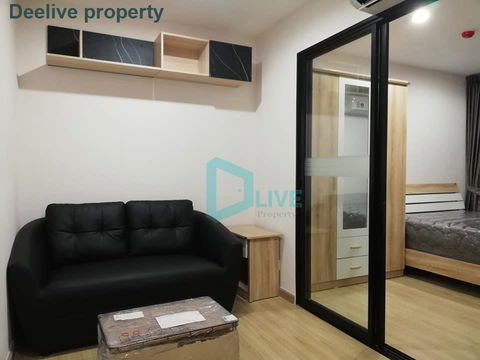 DL001481 Condo for rent, Asher  Ratchada near MRT สุทธิสาร, ready to move in, call urgently 0638692663 LineID @534wlwof