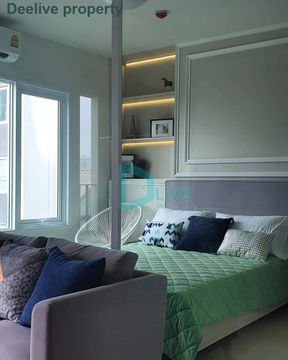 DL006780 ให้เช่าคอนโด แชปเตอร์ วัน อีโค รัชดา - ห้วยขวาง (Chapter One Eco Ratchada - Huai Khwang ) ใกล้ MRT ห้วยขวาง พร้อมเข้าอยู่ โทรด่วน 0653619502 LineID @534wlwof