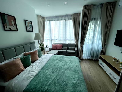 คอนโดให้เช่า : ให้เช่าคอนโด The Rich Rama 9 - Srinakarin พร้อมเข้าอยู่สนใจติดต่อ Line @goodmanpro หรือ โทร 0999029192