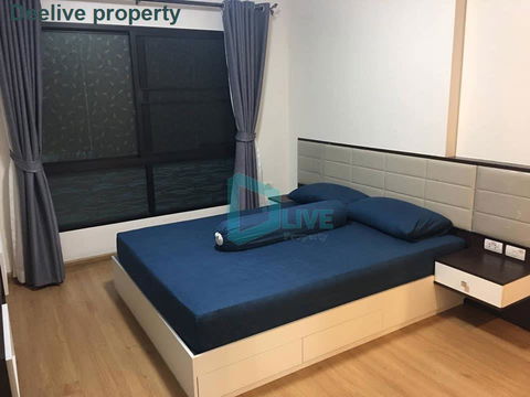 DL003031 Condo for rent, Supalai City Resort Bearing Station (Sukhumvit 105) near BTS Bearing, ready to move in, call urgently 0638692663 LineID @534wlwof