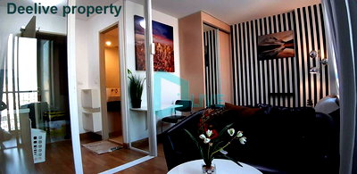 Condos for rent : DL002477 Condo for rent, IDEO Mix Sukhumvit 103 near BTS Udom Suk, ready to move in, call urgently 0614453194 LineID @162cjixi