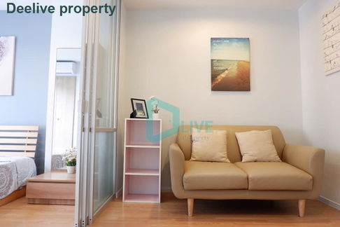 DL012808 ให้เช่าคอนโด ลุมพินี วิลล์ อ่อนนุช 46 (Lumpini Ville On Nut 46) ใกล้ BTS อ่อนนุช พร้อมเข้าอยู่ โทรด่วน 0800343450 LineID @655ebbvc