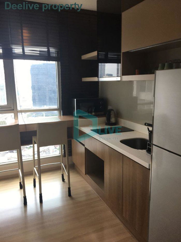 picture DL002653 Condo for rent, Rhythm Sathorn near BTS Saphan Taksin, ready to move in, call urgently 0656133286 LineID @655ebbvc - 5/8