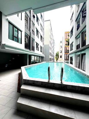 Condos for sale : LTH11733 -RYE Huamak FOR SALE Size 30 sqm. 1 bed 1 bath Near MRT Hua Mak Station ONLY 1.6 MB