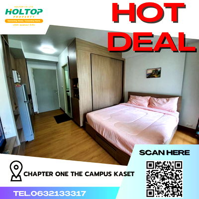 Condos for rent Major Cineplex Ratchayothin : #R2430 For rent  Chapter One The Campus Kaset