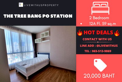 Condos for rent : Urgent rent!! Great price The Tree Bang Po Station