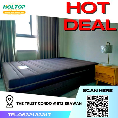 Condos for rent Paolo Hospital Phrapradaeng : #R2445 For rent  The Trust Condo @BTS Erawan