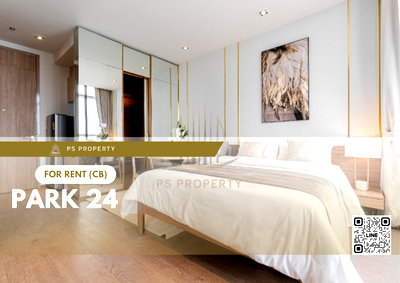 Condos for rent : For rent ✨ Park 24 ✨ near BTS Phrom Phong, complete with furniture and electrical appliances.