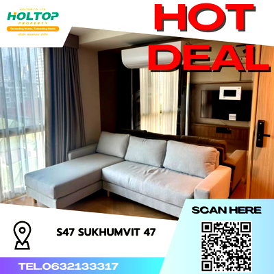 คอนโดให้เช่า : #S2455 ให้เช่า S47 Sukhumvit 47