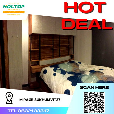 Condos for rent Sukumvit 27 : #R2446 For rent  Mirage Sukhumvit27