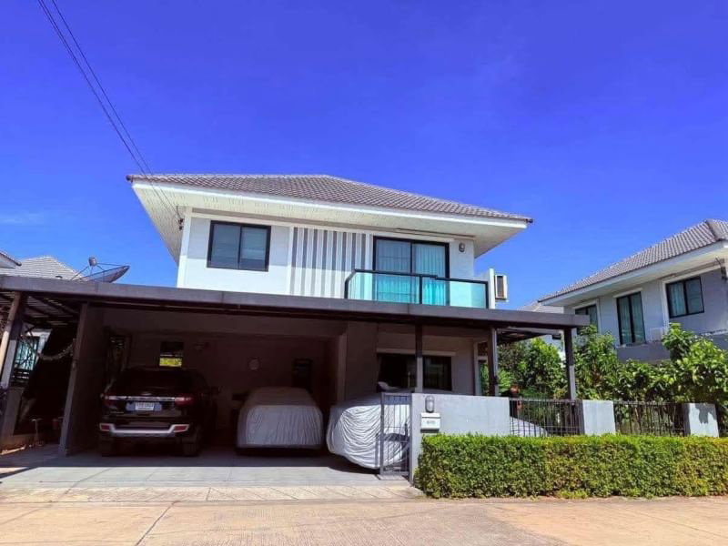 ขายบ้านเดี่ยว : ขายบ้านเดี่ยว หมู่บ้านมณีรินทร์ ไพรเวซี่ หนองยายบู่ ศรีราชา ชลบุรี