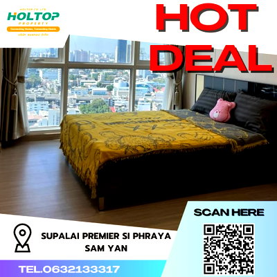 คอนโดให้เช่า : #R2466 ให้เช่า Supalai Premier Si Phraya-Sam Yan