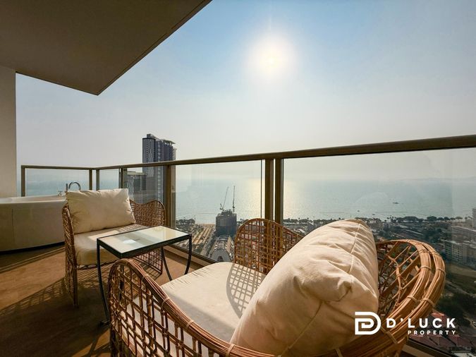 The Riviera Ocean Drive: คอนโดหรูให้เช่า 2 ห้องนอน วิวทะเลสวย ทำเลดีใกล้หาดจอมเทียน