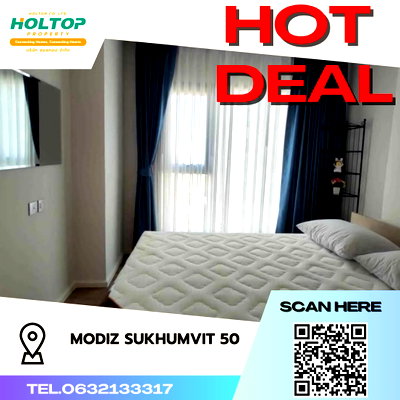 คอนโดให้เช่า : #S2479 ให้เช่า Modiz Sukhumvit 50