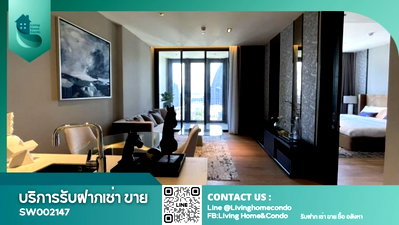 ขายคอนโด : ‼️หายาก‼️  ห้องสวย ไซต์ใหญ่ ขายคอนโด Beatniq สุขุมวิท 32 ชั้นสูง ไม่บล็อควิว ตกแต่งสวย จบครบพร้อมเข้าอยู่ ใกล้ BTS ทองหล่อ (SW002147)
