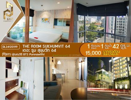 รูปภาพ DL24120119 Condo for rent, The Room Sukhumvit 64 near BTS Punnawithi, ready to move in, call urgently 0638692663 LineID @257sxzzu