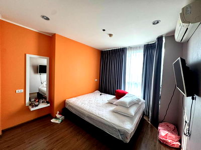 Condos for rent MRT Nonthaburi Civic Center : P689 Condo for rent U Delight Rattanathibet, near MRT Purple Line, beautiful room, fully furnished, quiet view, ready to move in