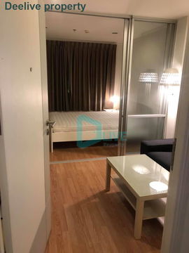 DL010055 Condo for rent, Lumpini Place Srinakarin - Huamark Station near Airport Rail Link Hua Mak, ready to move in, call urgently 0656133286 LineID @655ebbvc