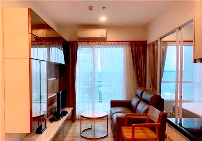 Condos for rent Samitivej Sriracha Hospital : For rent The Sea Condo, beautiful room, seaside project, near Central Sriracha shopping mall