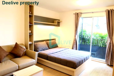 Condos for rent BTS Udom Suk : DL001533 Condo for rent, Elio Del Ray near BTS Punnawithi, ready to move in, call urgently 0614453194 LineID @162cjixi