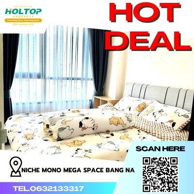 คอนโดให้เช่า : #R2530 ให้เช่า Niche MONO Mega Space Bang Na